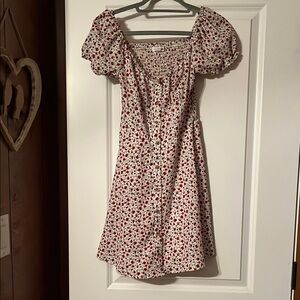 Floral Puff Sleeve Dress